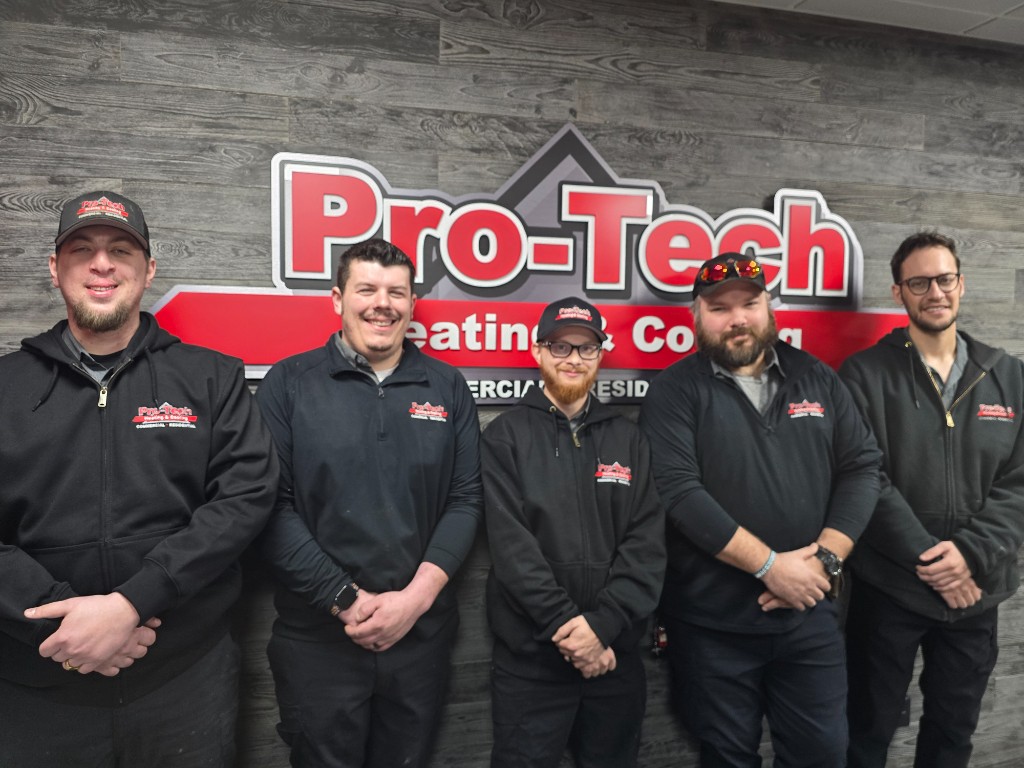Pro-Tech Heating & Cooling certified HVAC technicians at our Grand Rapids, MI shop