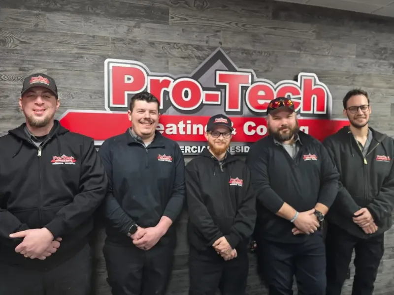 Pro-Tech Heating & Cooling certified HVAC technicians at our Grand Rapids, MI shop